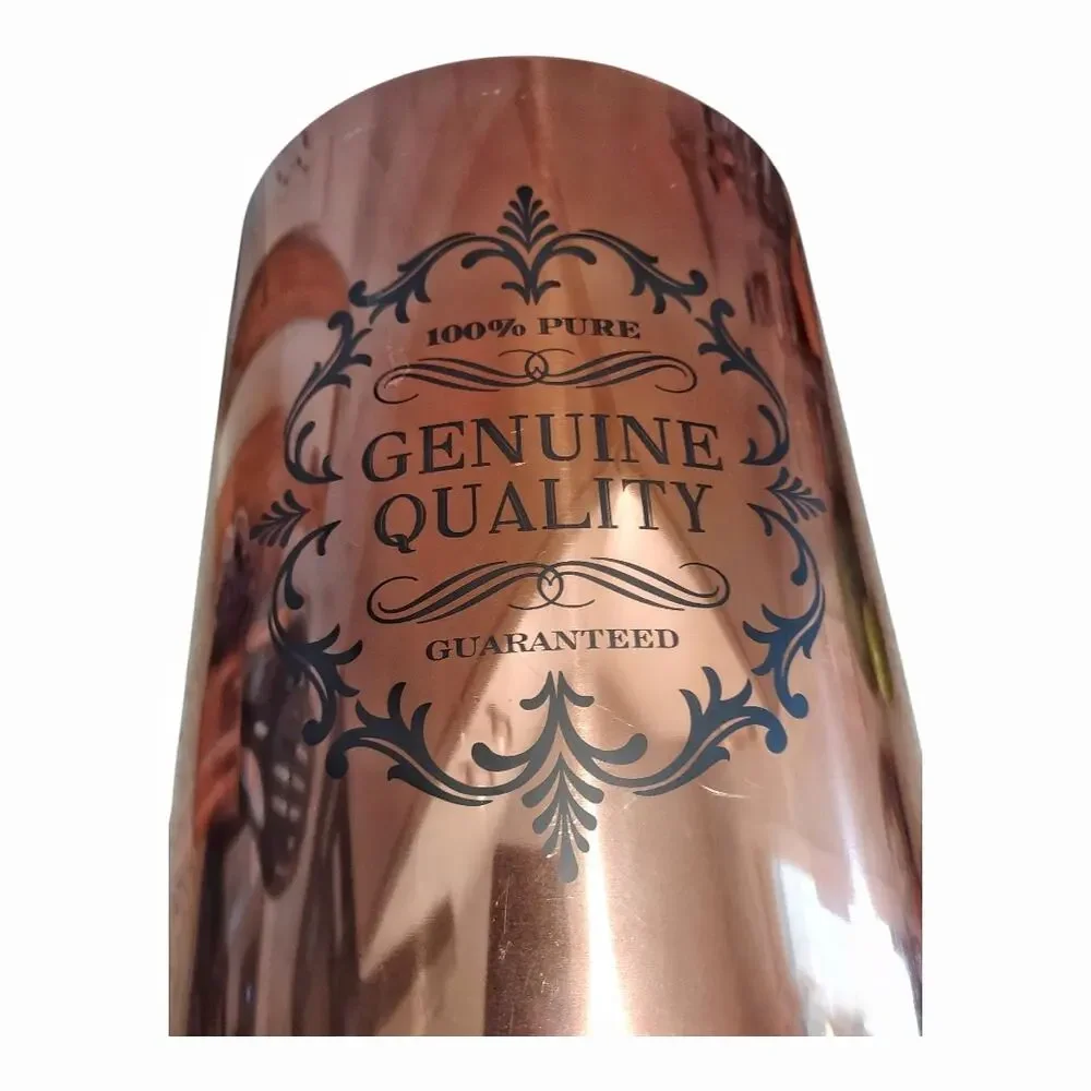 Copper Canister Home Decor Storage Container with Lid Kitchen Bathroom Trashcan